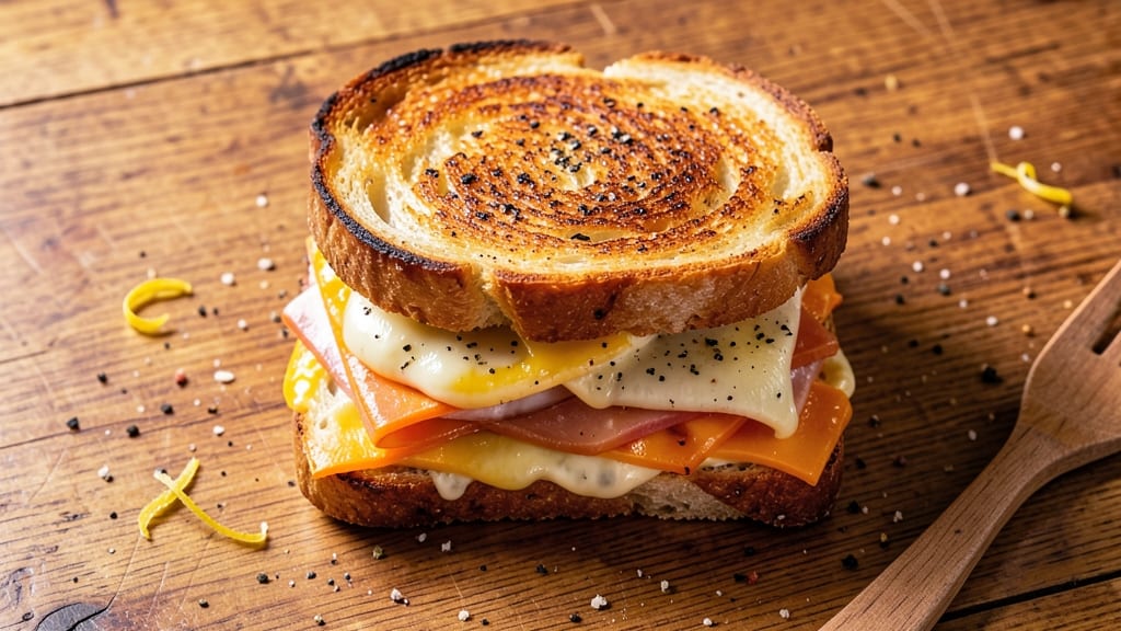 Applebee's Grilled Cheese Recipe: Triple-Melted Cheese with Crispy Sourdough Crust