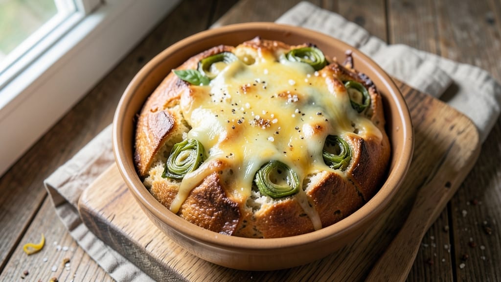 Artichoke Cheese Bread Recipe: Golden Crust With Herby Cheese Pull