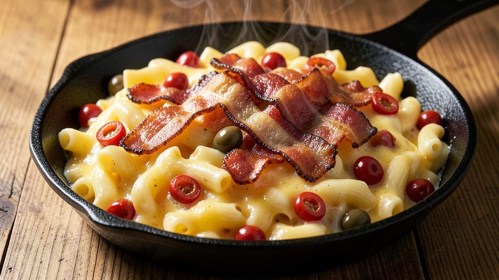 Bacon Pimento Mac and Cheese Recipe: Smoky-Spiced One-Pan Magic