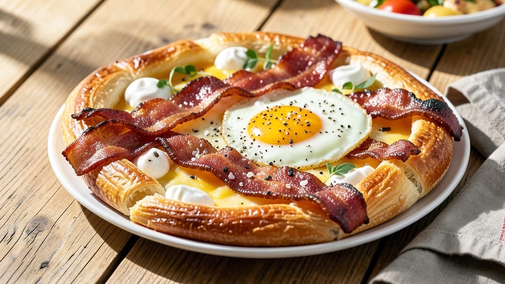 Bacon and Cheese Pastry Recipe: Flaky Layers with Smoky-Sweet Crunch
