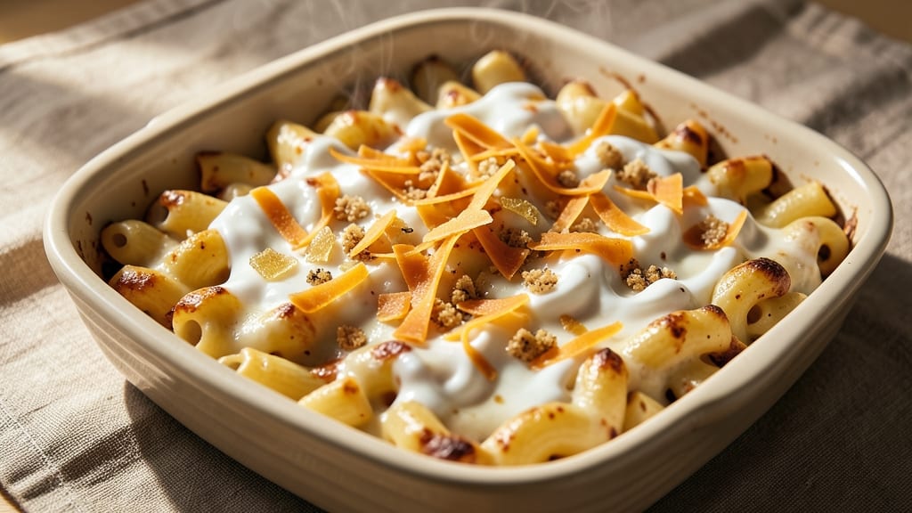 Baked Macaroni and Cheese Custard Recipe: Ultra-Creamy Bake With Crispy Top