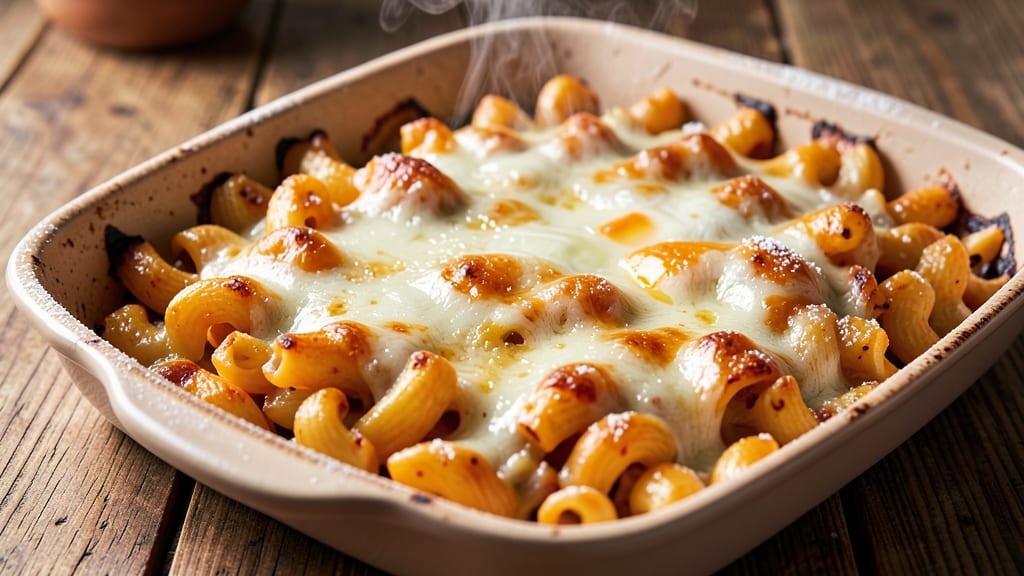Baked Macaroni Shells and Cheese Recipe: Crispy-Topped Comfort in One Pan