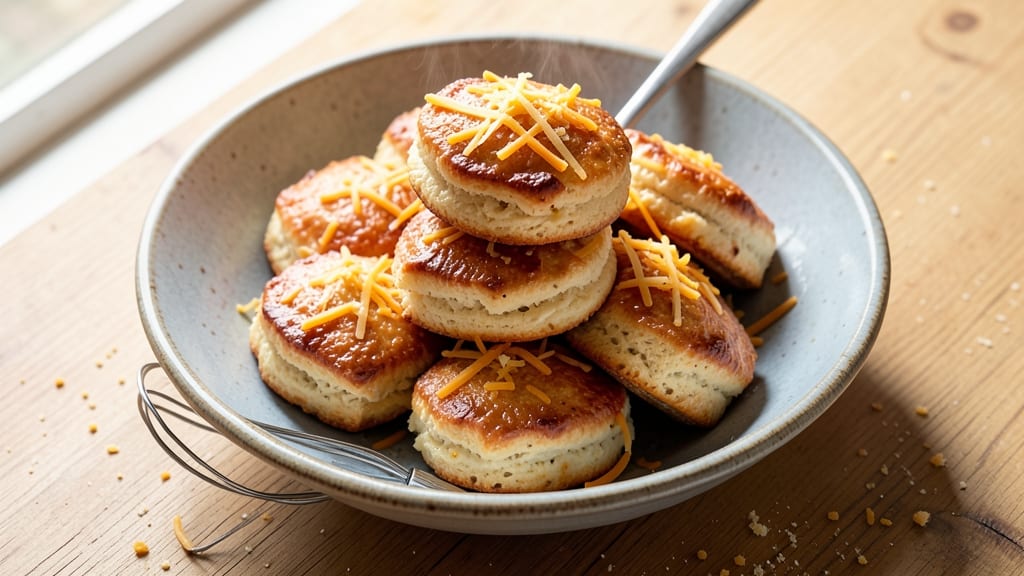 Baking Powder Cheese Biscuits Recipe: Flaky Layers That Shatter With Every Bite