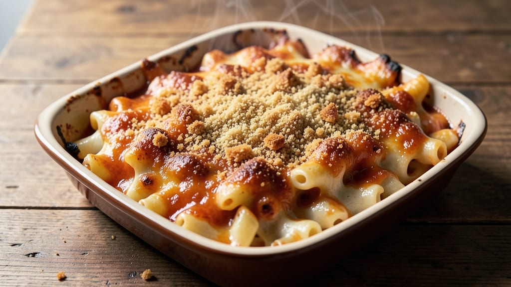 Baked Mac and Cheese Recipe for 10: Crowd-Pleasing Crispy Top and Gooey Heart