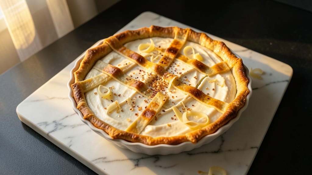 Baked Cream Cheese Pie Recipe: Glass-Bowl Crispness With Silky Filling