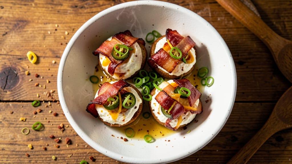 Bacon-Wrapped Cream Cheese Jalapeño Popper Recipe: Crispy Bites Stuffed With Spicy Cream Cheese