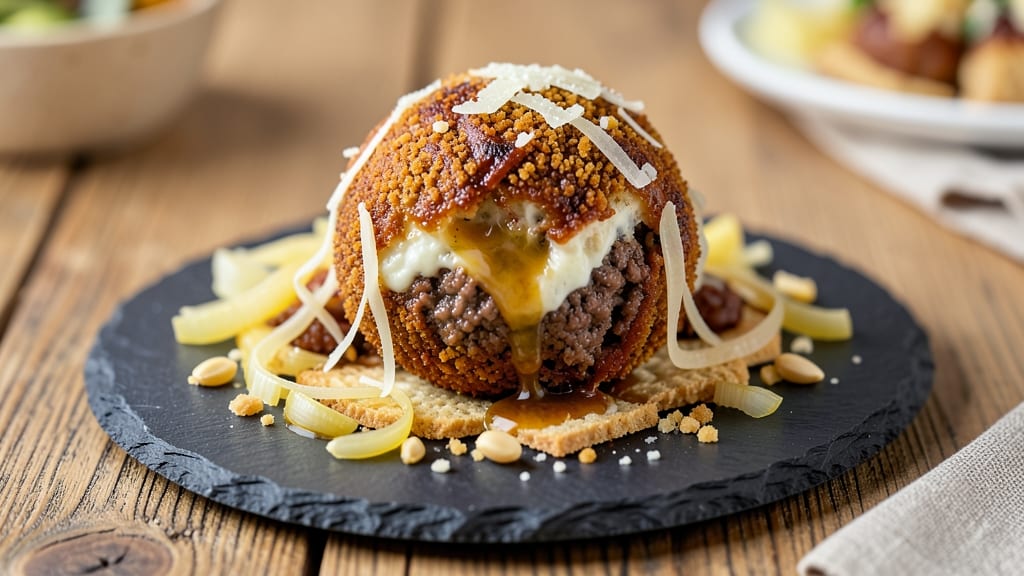 Armour Beef Cheese Ball Recipe: Crispy Parmesan Crust With Gooey Heart