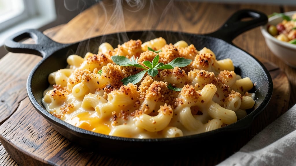 Baked Macaroni and Cheese Recipe with Panko Bread Crumbs: Crispy-Topped Comfort in One Bake