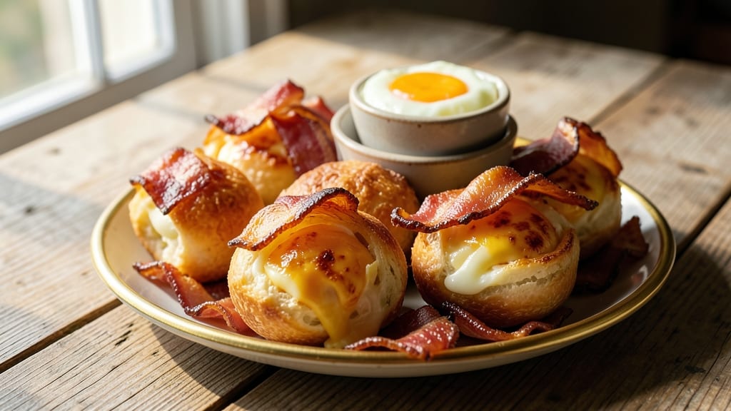 Bacon Egg and Cheese Bombs Recipe: Crispy Wraps With Runny Yolk Magic