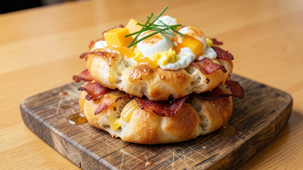 Bacon, Egg, and Cheese Monkey Bread Recipe: Pull-Apart Crunch With Savory Bites