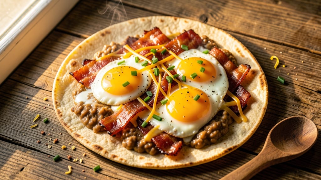 Bacon Egg and Cheese Quesadilla Recipe: Crispy Crust With Melty Centers