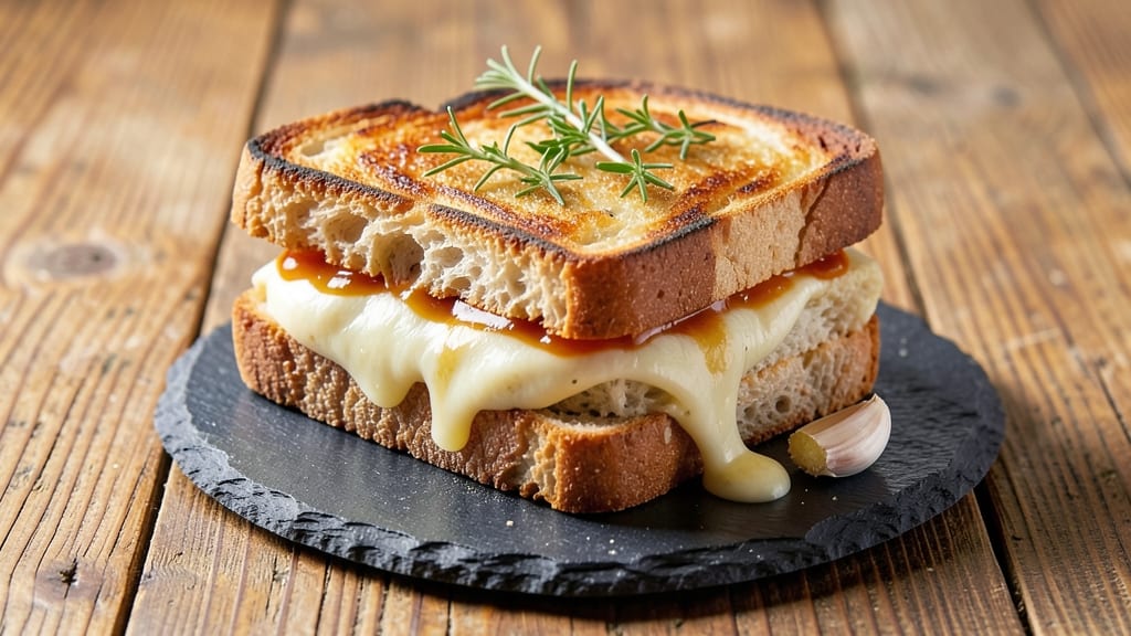 Asiago Grilled Cheese Recipe: Crispy Panini with Melted Cheese Rivers