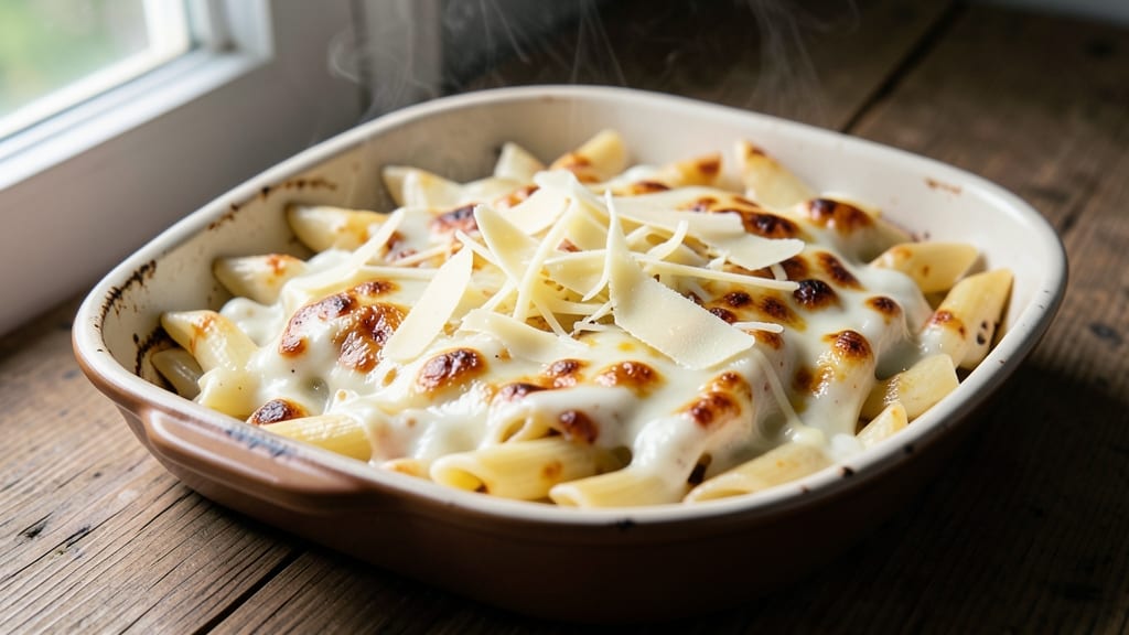 Baked Penne and Cheese Recipe: Crispy Top, Gooey Pull-Apart Layers