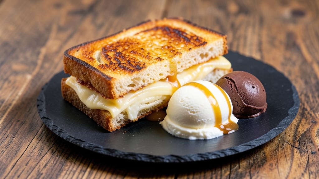 Beaches and Cream Grilled Cheese Recipe: Triple-Layered Warm Chocolate Magic