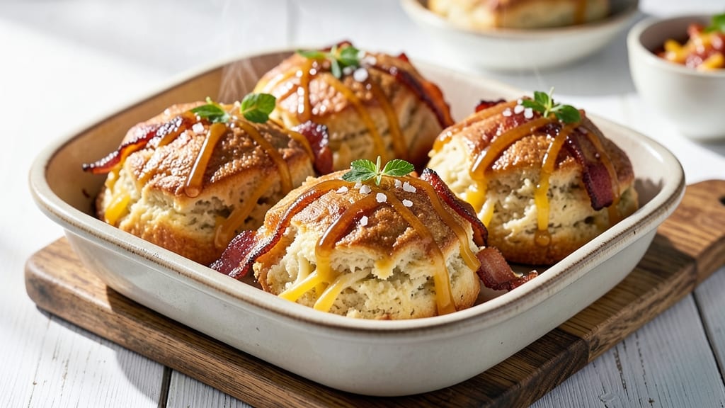 Bacon Cheese Scones Recipe Easy: Flaky Layers With Smoky-Salty Kick