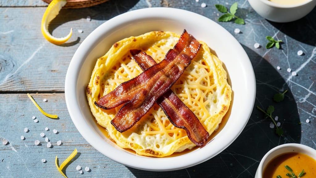 Bacon Egg Cheese Omelet Recipe: Fluffy Layers and Crispy Edges in Minutes