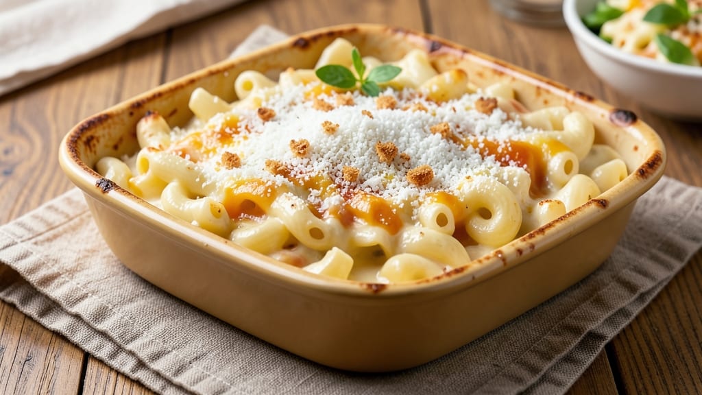 Baked Alfredo Mac and Cheese Recipe: Crispy Top, Creamy Layers, One-Bite Magic