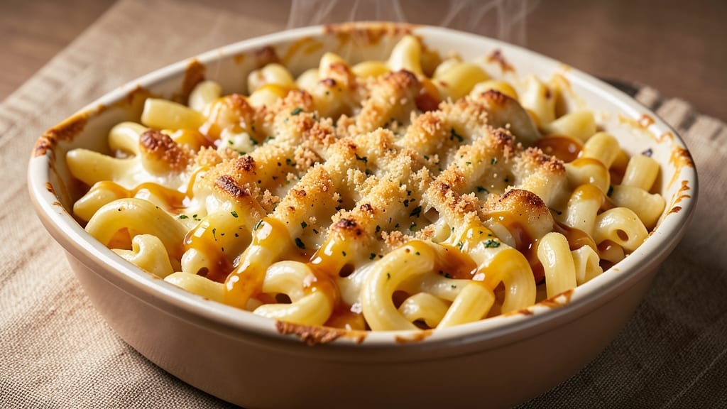 American Style Macaroni and Cheese Recipe: Baked to Bubbly, Golden Crust Perfection