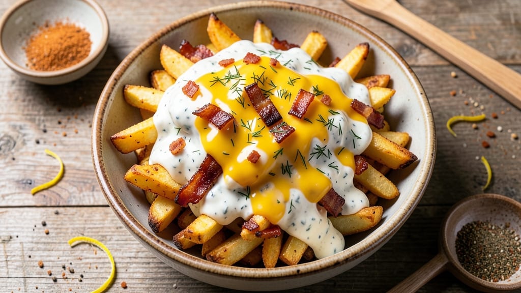 Bacon Ranch Cheese Fries Recipe: Triple-Crispy Loaded Bites in 25 Minutes