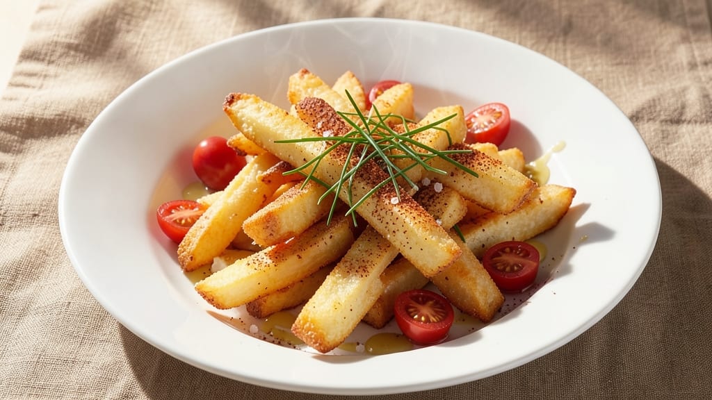 Baked Cottage Cheese Fries Recipe: Crispy Gold Edges and Creamy Centers