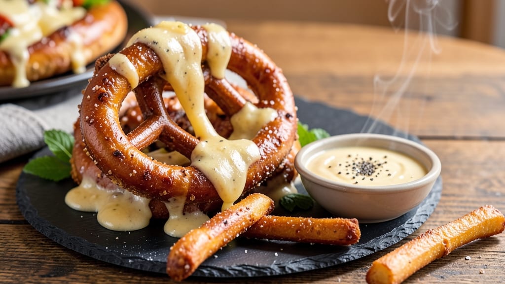 Applebee's Pretzel Beer Cheese Recipe: Crispy Bites With Gooey, Bubbly Cheese