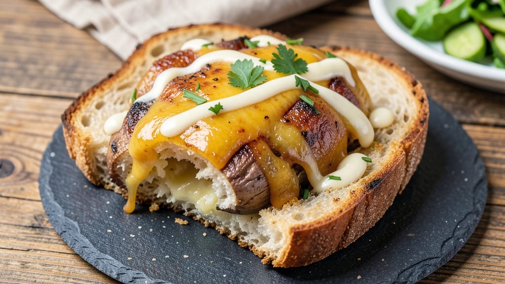 Baked Potato Grilled Cheese Recipe: Crispy Crust Meets Creamy Cheese Heaven