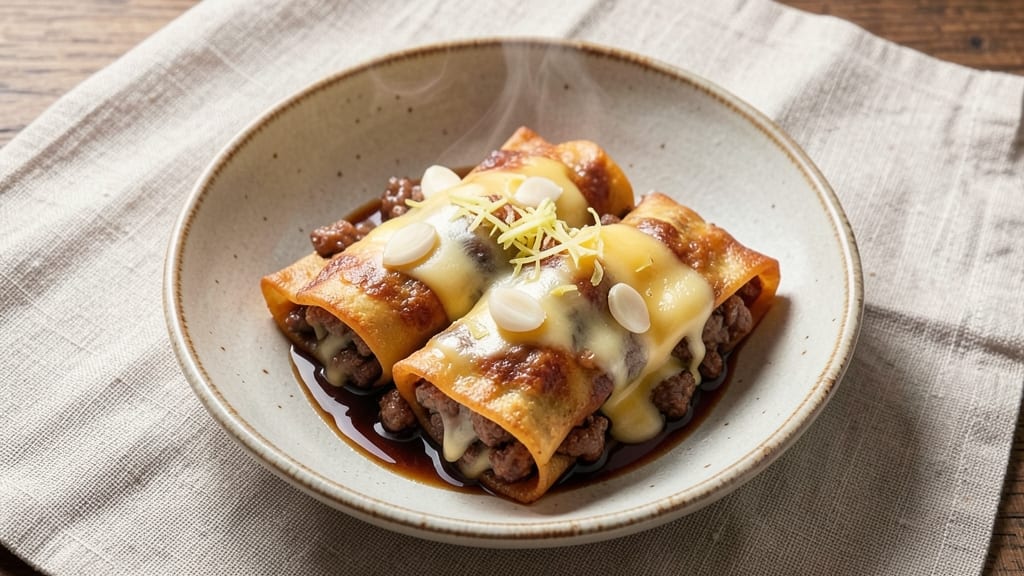 Beef and Cheese Egg Rolls Recipe: Flaky Wraps Filled With Savory Surprise