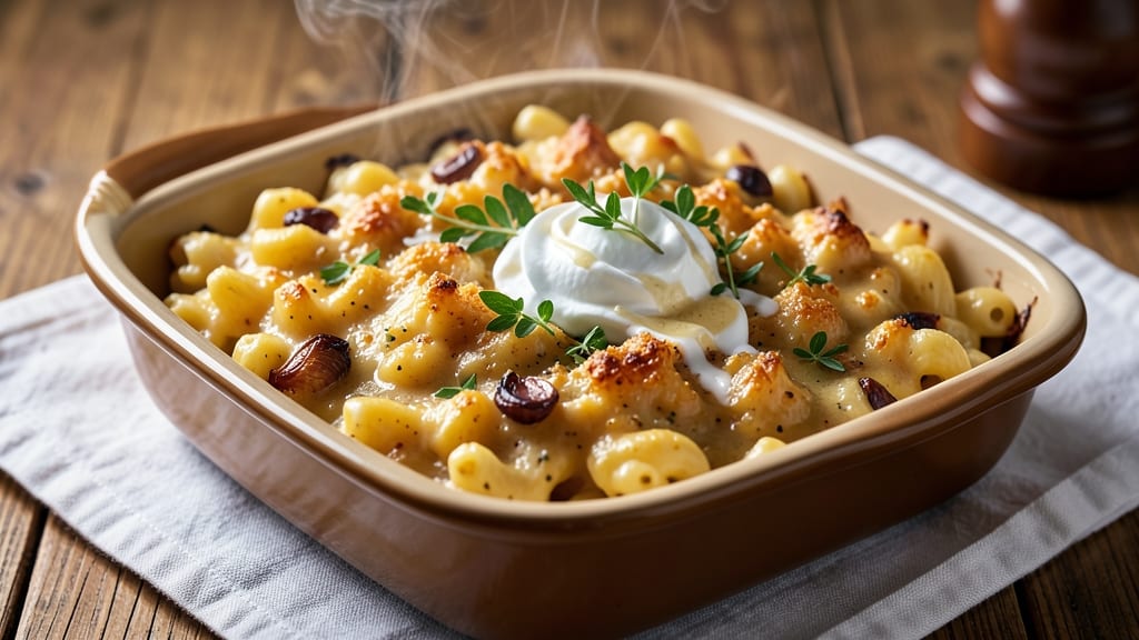 Baked Garlic Mac and Cheese Recipe: Crispy Top, Gooey Pull in Every Bite