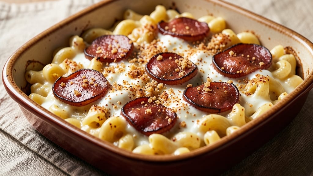 Andouille Mac and Cheese Recipe: Smoky Sausage and Triple-Cream Cheese Bliss