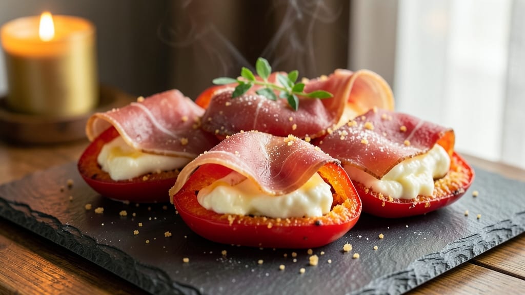 Banana Peppers Stuffed with Cheese and Prosciutto Recipe: Savory Bites with Melty Goo and Crispy Edges
