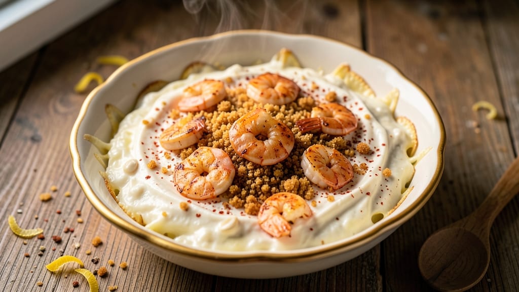 Baked Shrimp Dip With Cream Cheese Recipe: One-Pan Cheesy Crunch