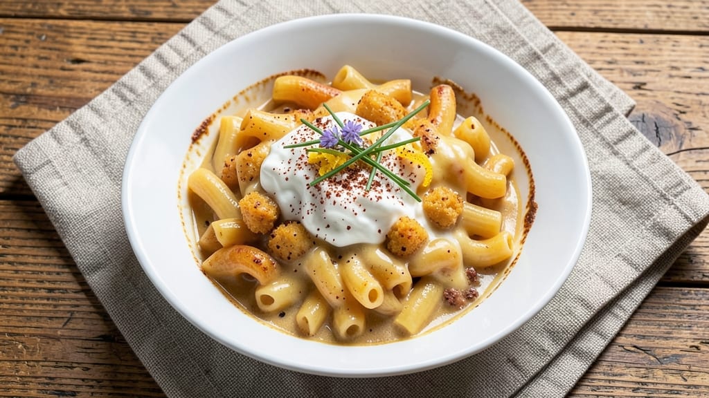 Baked Mac and Cheese Recipe with Cheddar Cheese Soup: Double-Baked Crunch Meets Velvety Broth