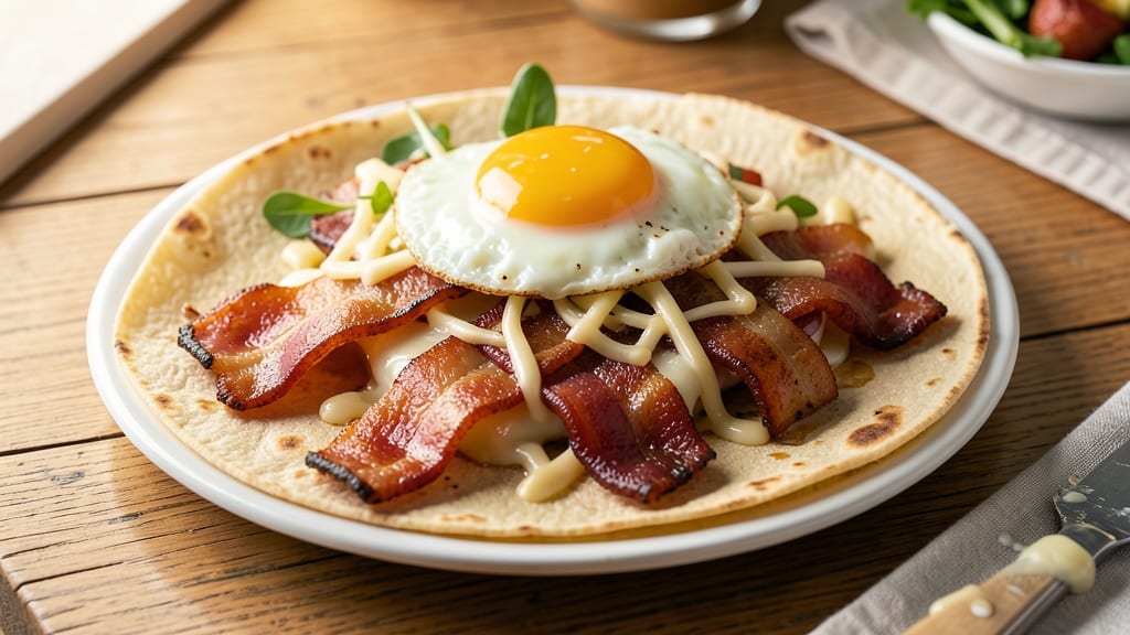 Bacon and Cheese Wraps Recipe: Crispy-Edged Breakfast Burritos in 10 Minutes